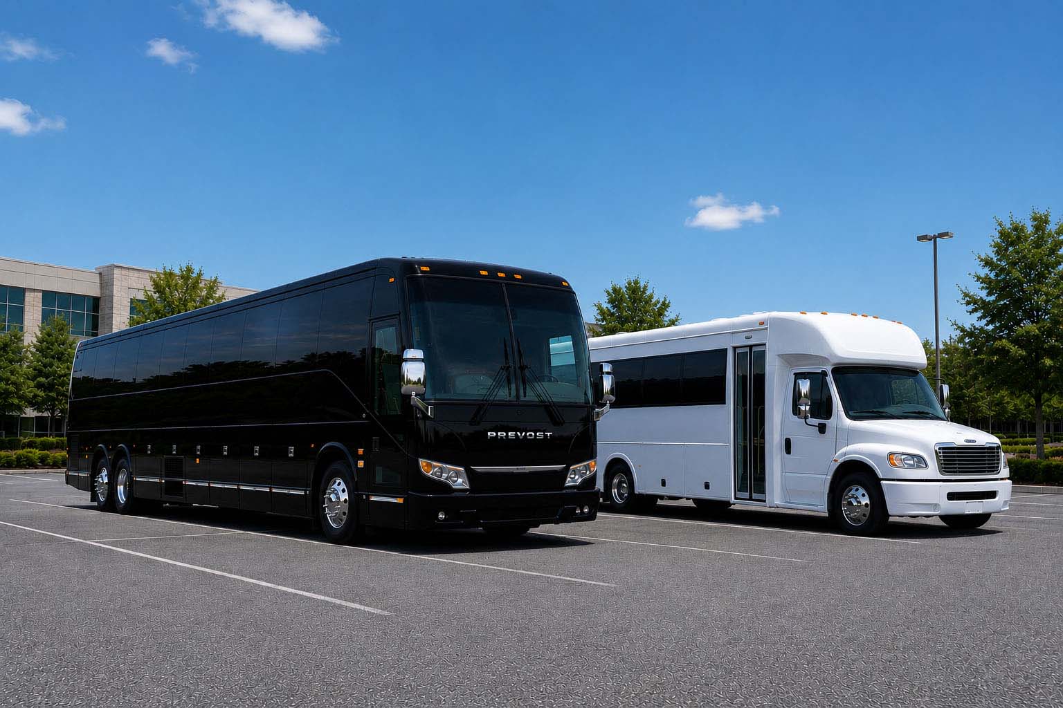 Charter bus rental in Sterling Heights, MI
